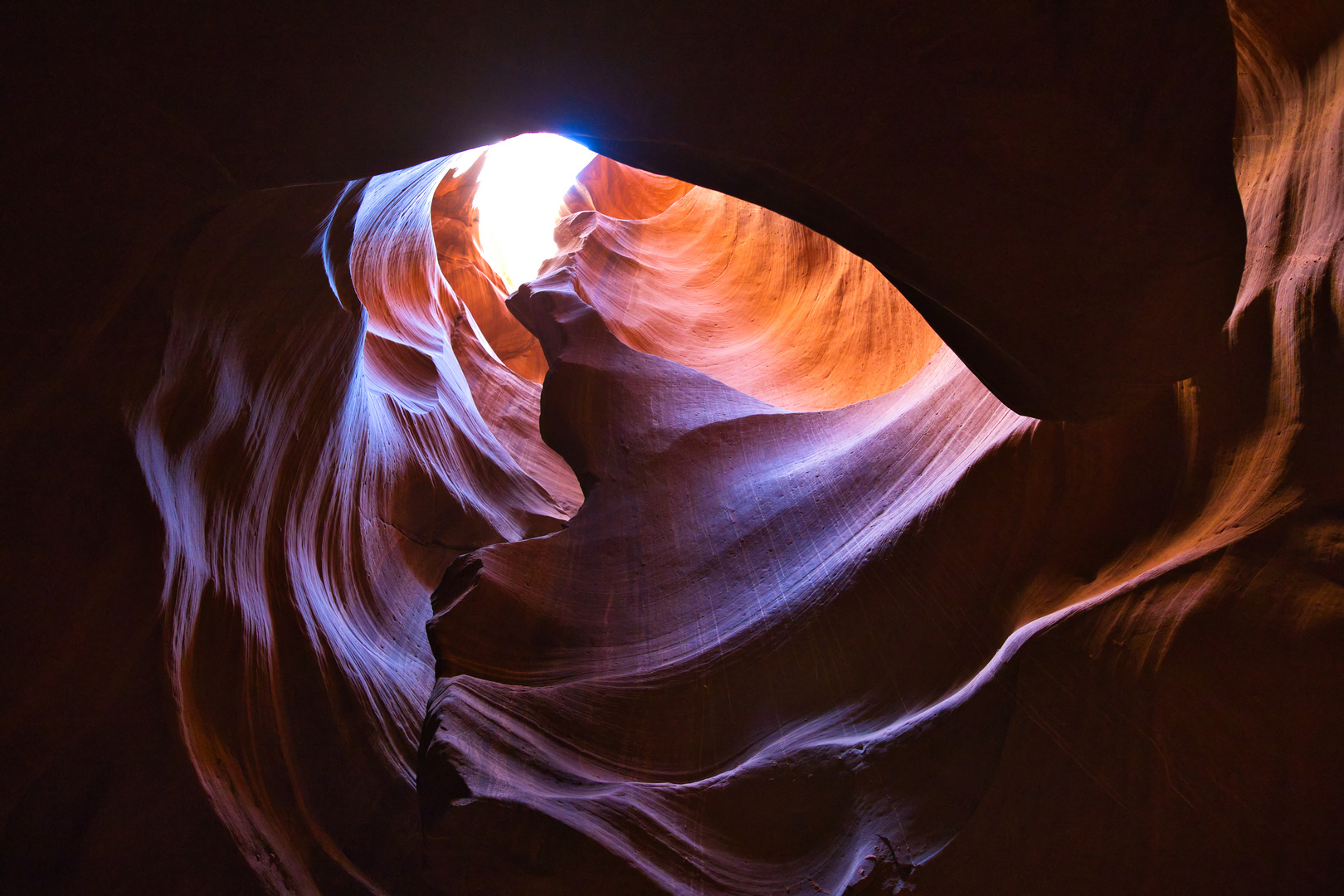 The heart of Antelope Canyon