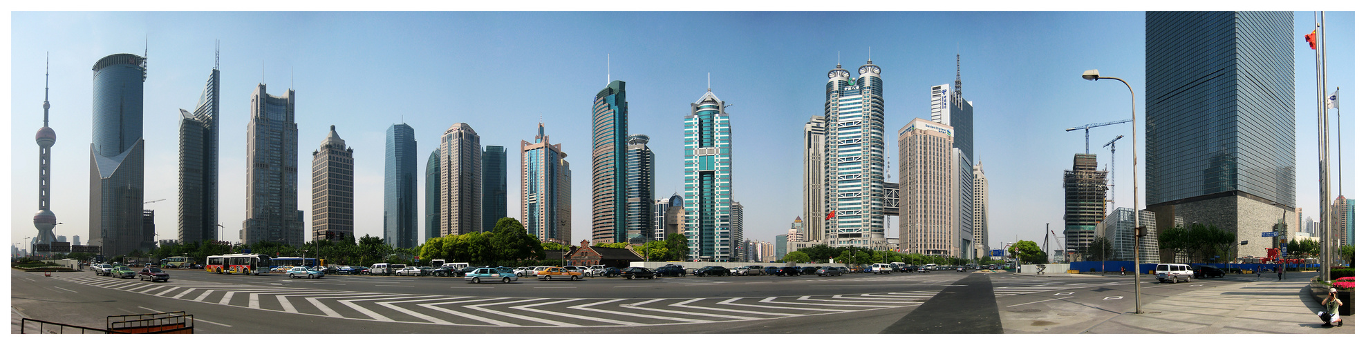 The highest towers of Shanghai