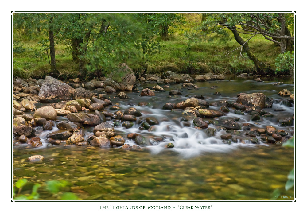 The Highlands of Scotland - "Clearwater"