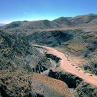 The highway to Shigatse under construction