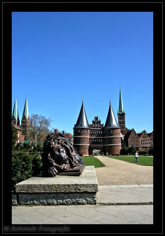 the Holstentor in Lübeck (Ger)