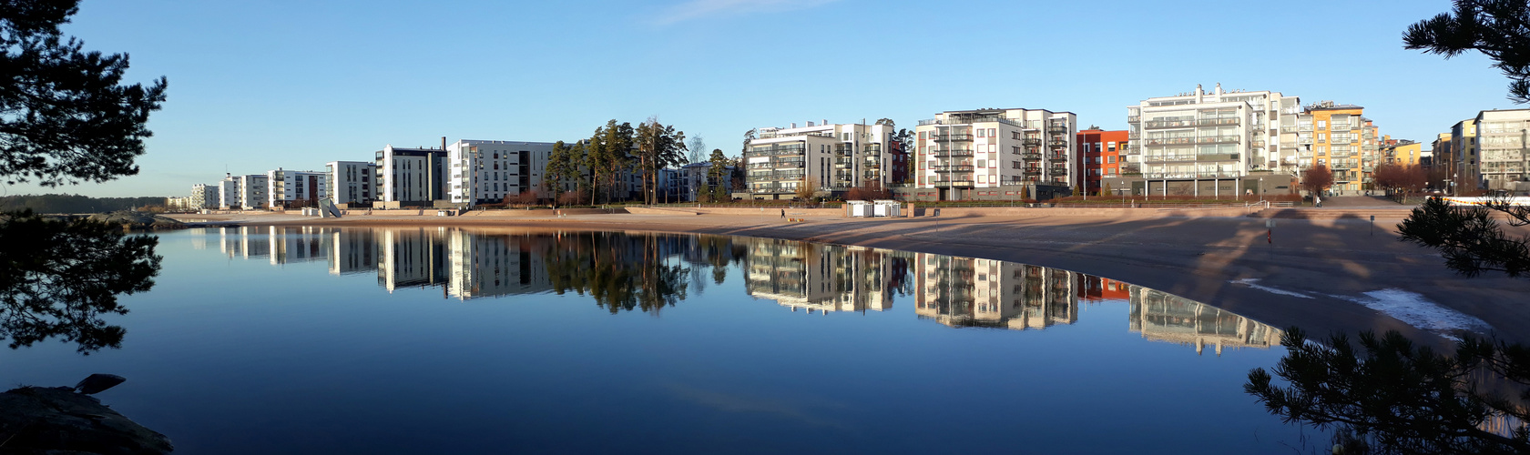 The houses of Aurinkolahti and the Sunnybeach