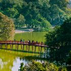 The Huc Brücke in Hanoi