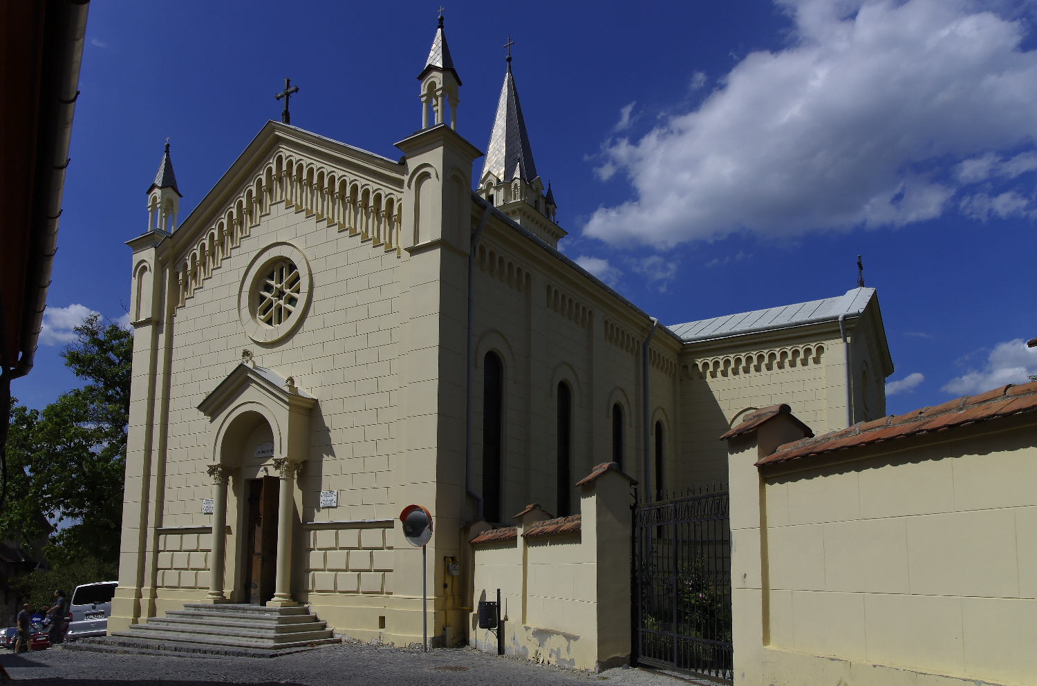 The Hungarian Temple in Segesvar (Erdely/Siebenburgen)