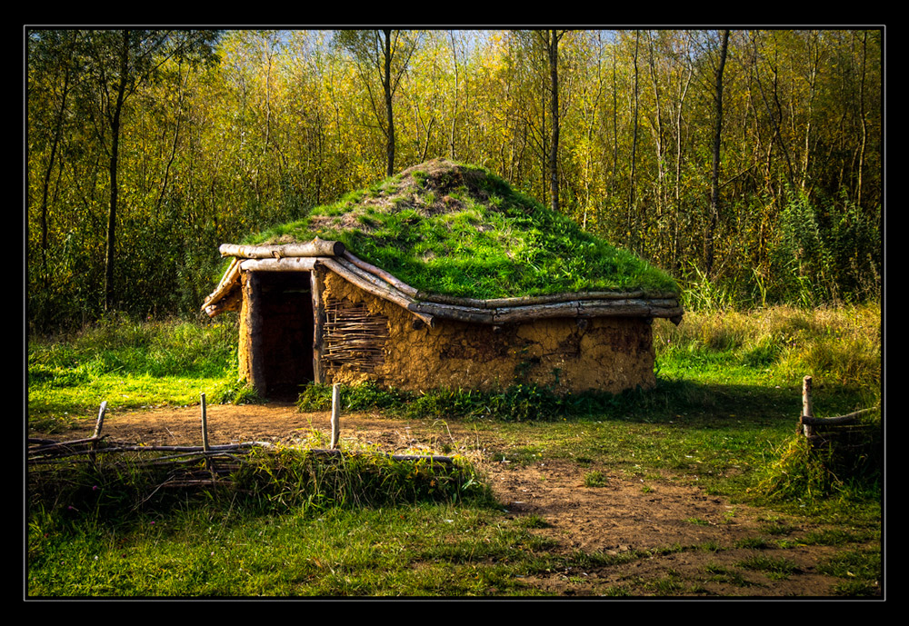 the hut