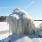 The ice art on Helsinki