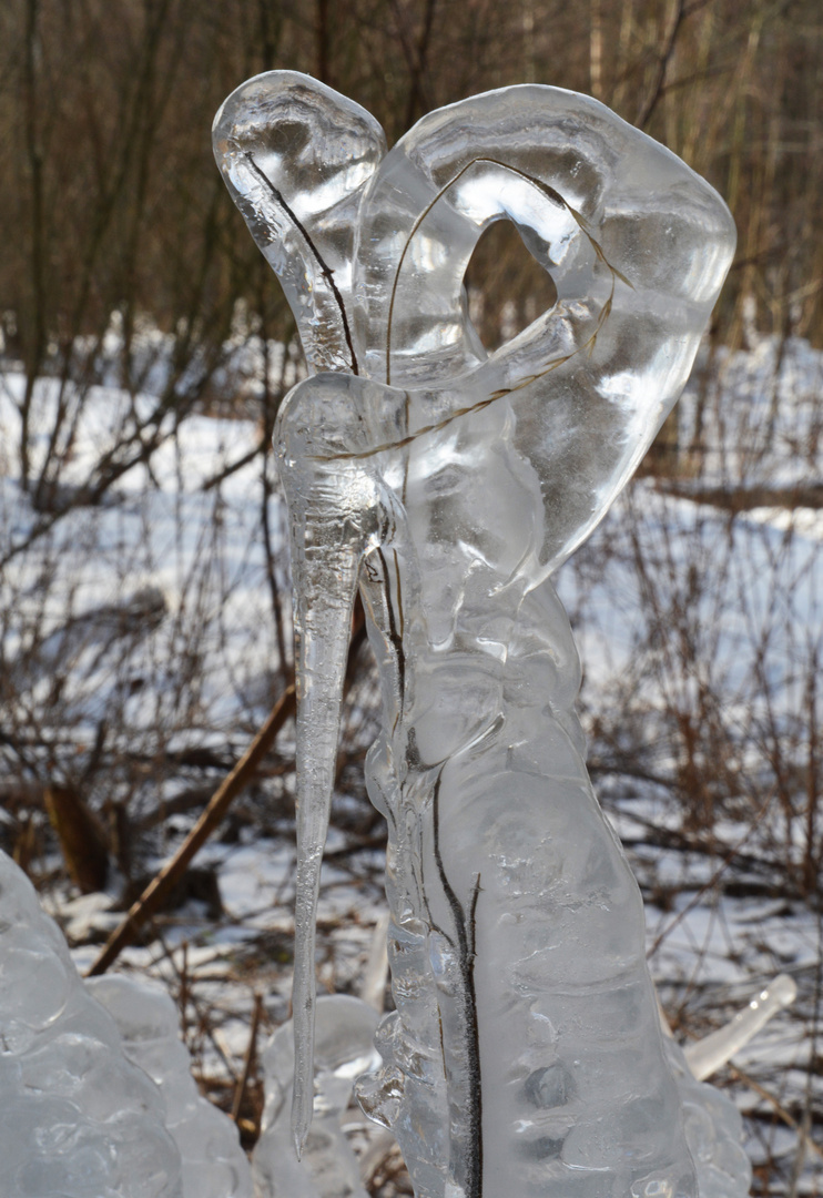 The ice statue