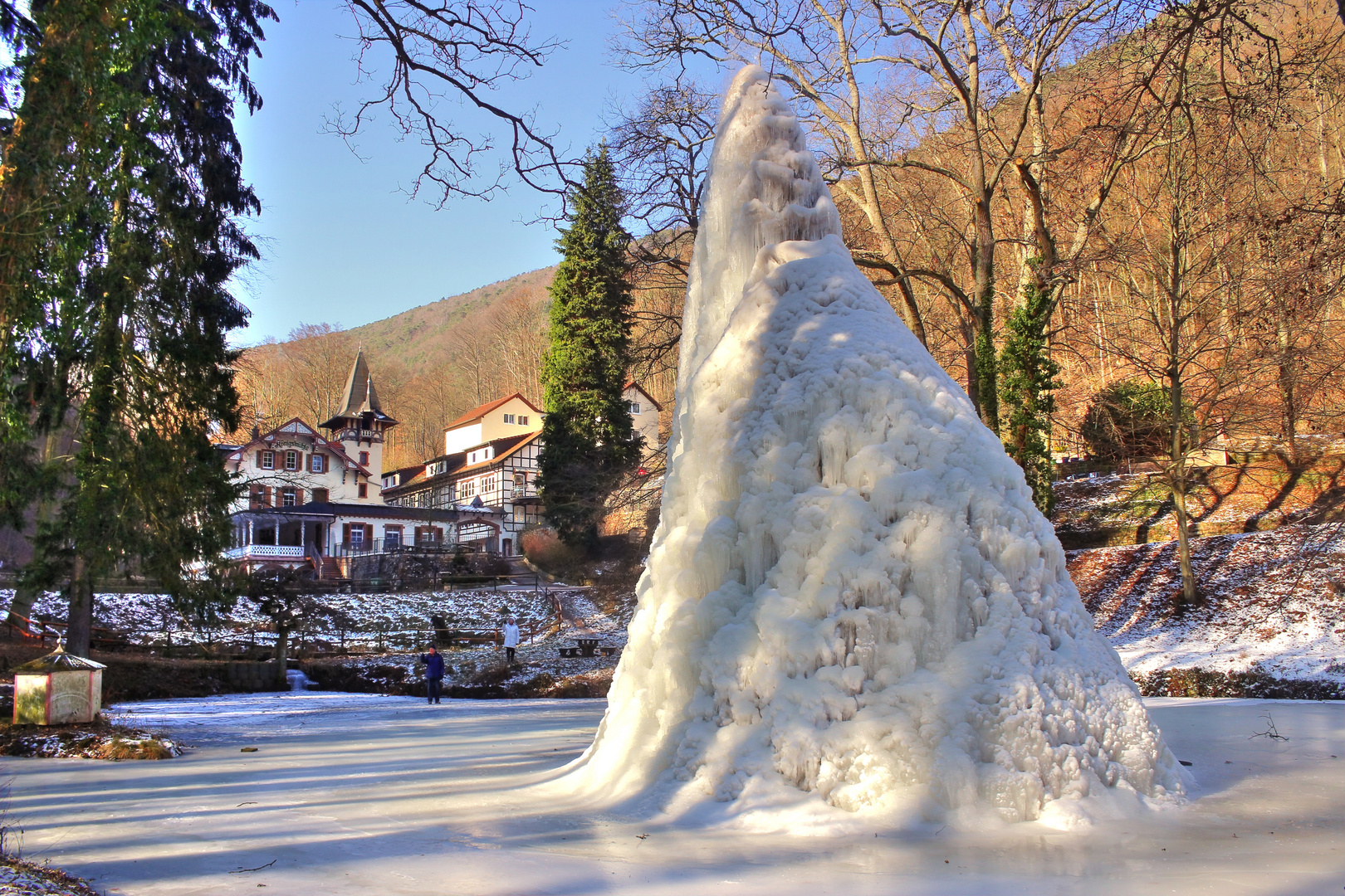 The icy pyramide