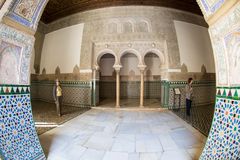 The intimacy of Alcazar with a fisheye