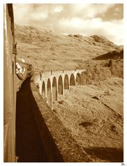 The Jacobite Steam Train on Glenfinnan Viaduct