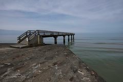 The Jetty at Vierville s/ Mer ( Omaha Beach )