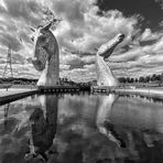 the Kelpies