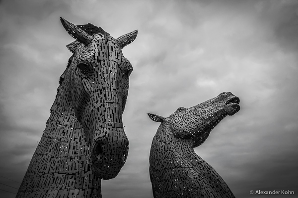 The Kelpies at the Helix