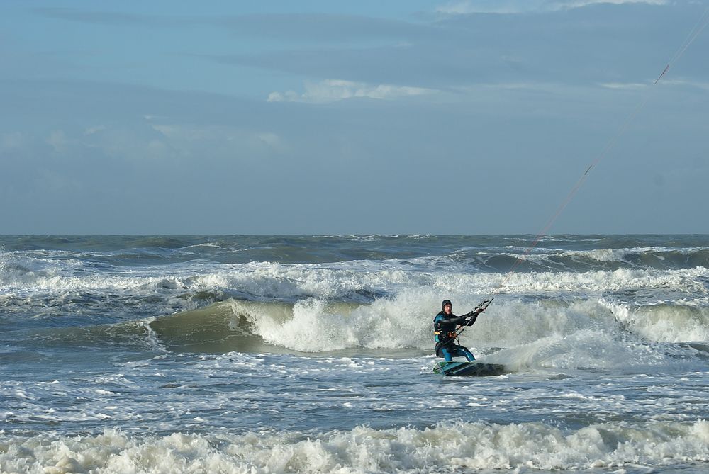 The kite surfer