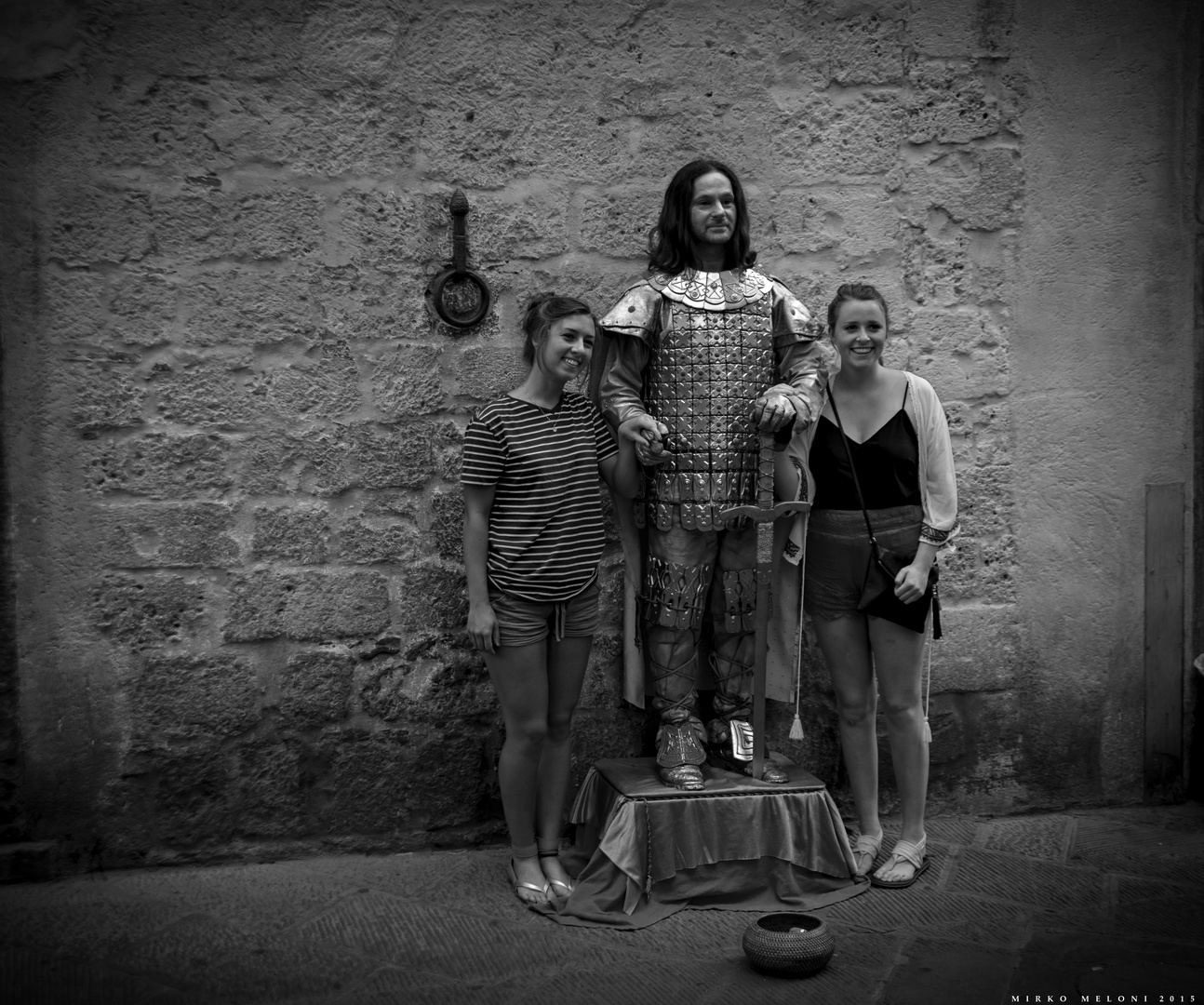 The knight and his "ladies"