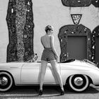 The lady and the 356 speedster 