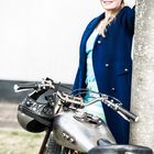 The lady and the bike...