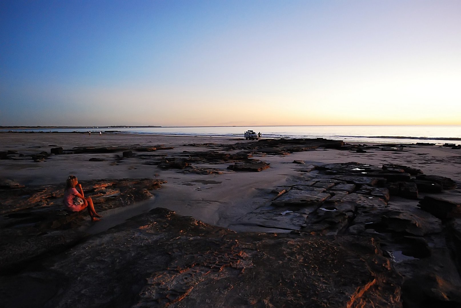 the lady and the sunset 1