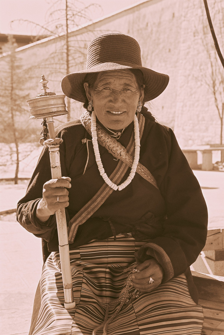 The lady from Tibet