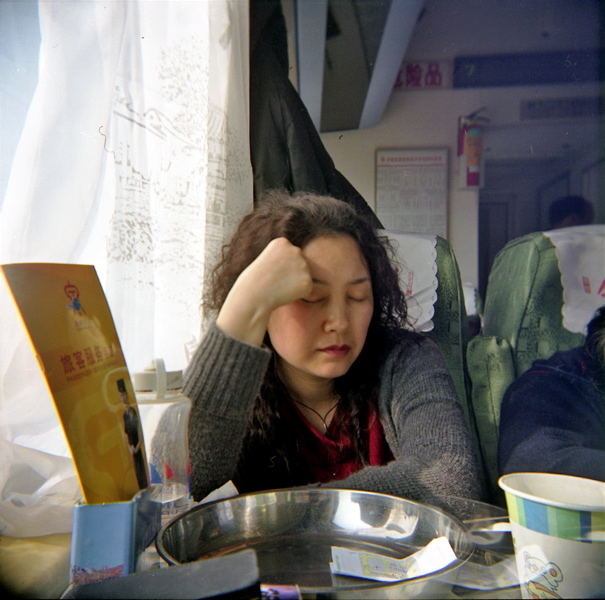 The Lady on the Train . Jinan to Beijing, 2007