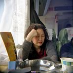 The Lady on the Train . Jinan to Beijing, 2007