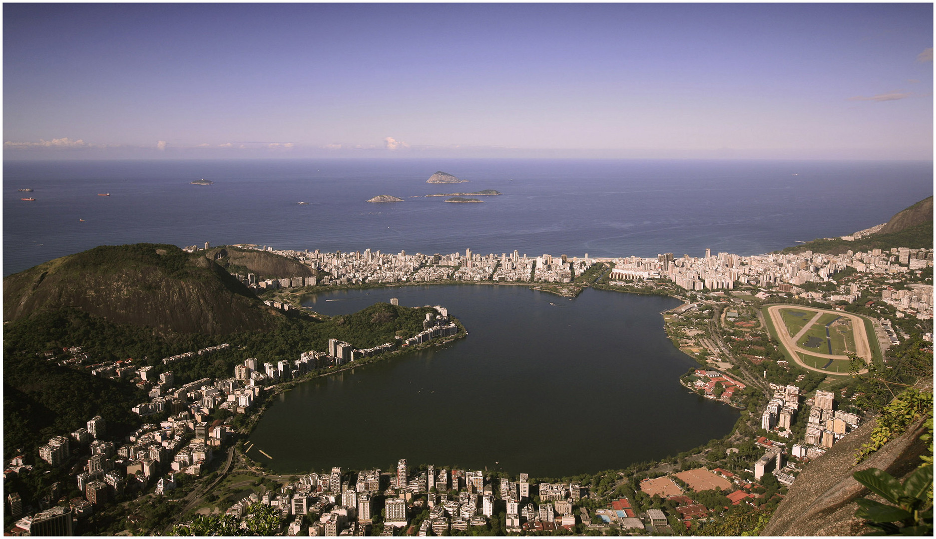 The Lagoon of Rodrigues De Freitas, Rio de Janeiro