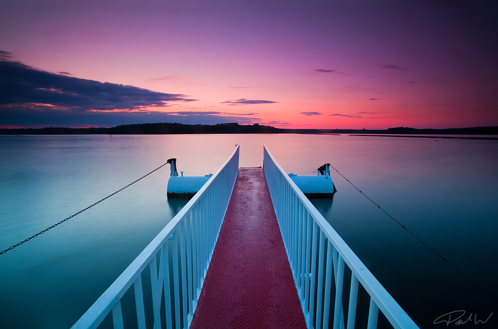 The landing stage