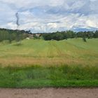 The landscape through the old museum window class