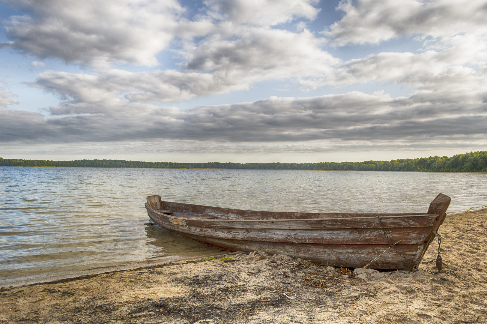 The last pier of the boat