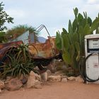 the last Pit stop in the desert / Namibia