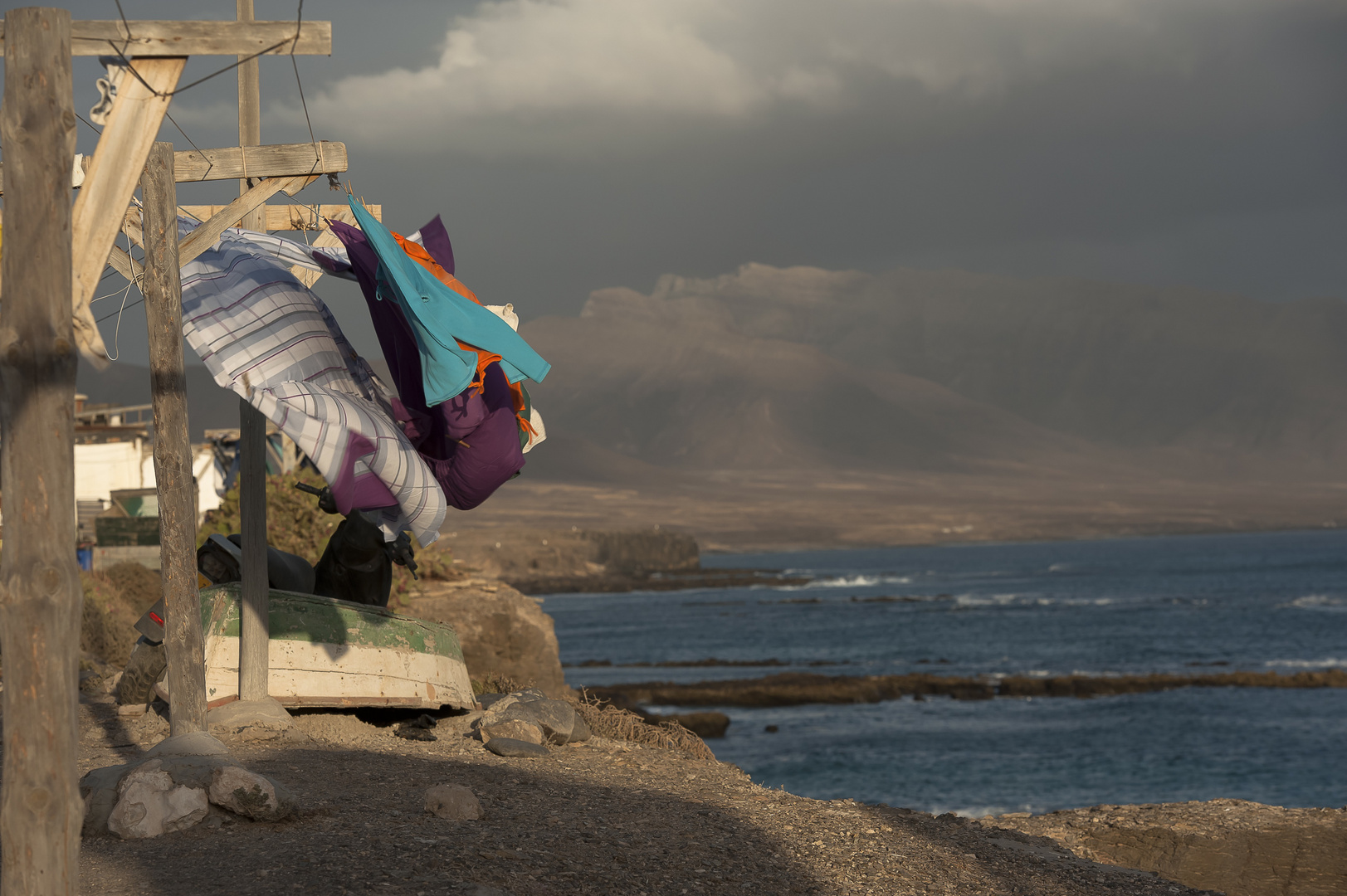 The laundry in the wind, Puerto de la Cruz