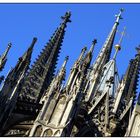 the leaning towers of Cologne cathedral - die schiefen Türme des Kölner Doms