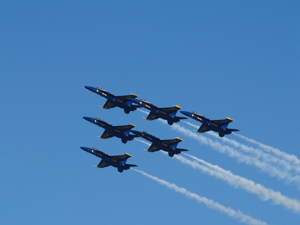 The legendary Blue Angels