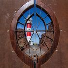 The lighthouse behind the closed door