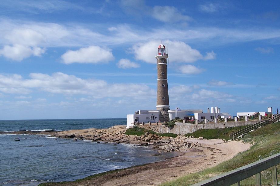 The lighthouse in José Ignacio Beach