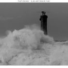 The Lighthouse of Nividic is one of three major lightouses on Ouessant in Brittany_ phare & faro