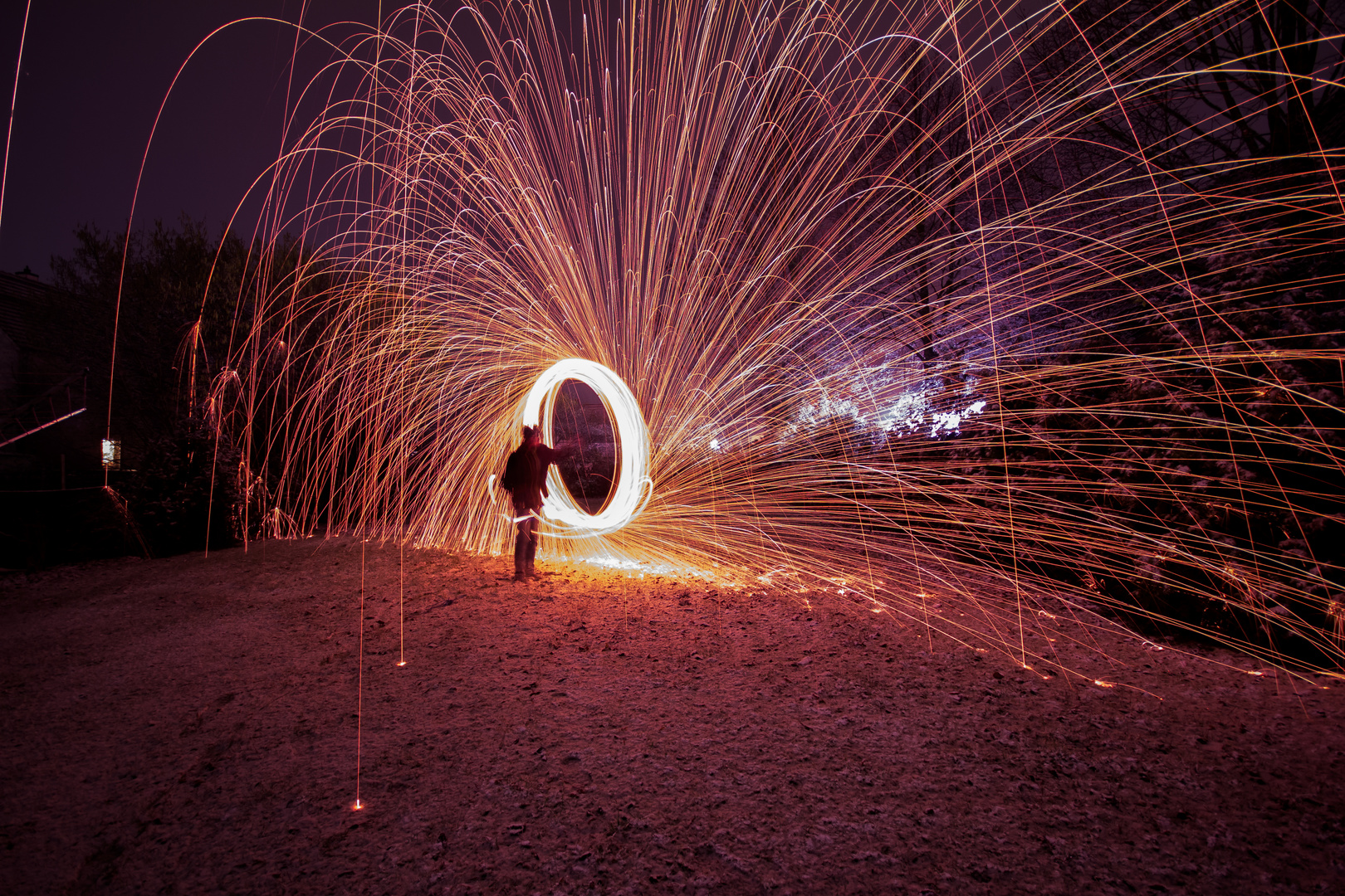 ...the lights of burning steelwool...