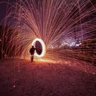 ...the lights of burning steelwool...