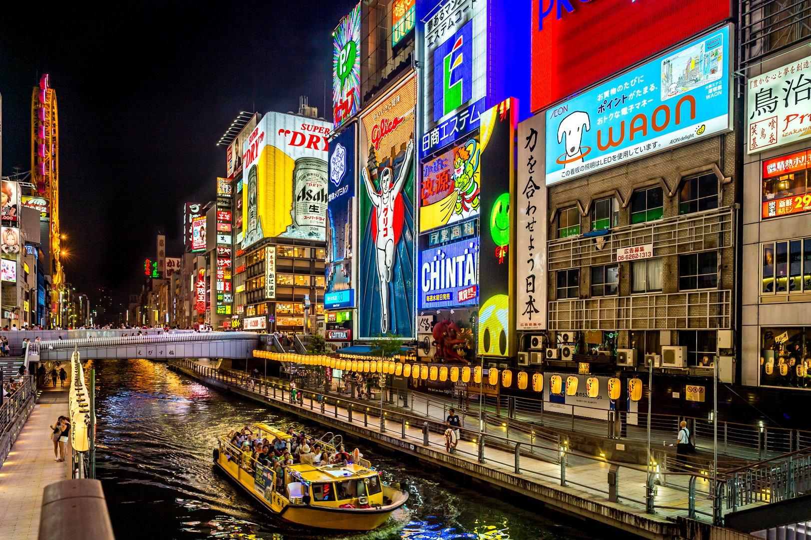 The lights of Dotonbori, Osaka, Japan