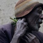 The local healer from Lake Mutanda - taking away all the pain