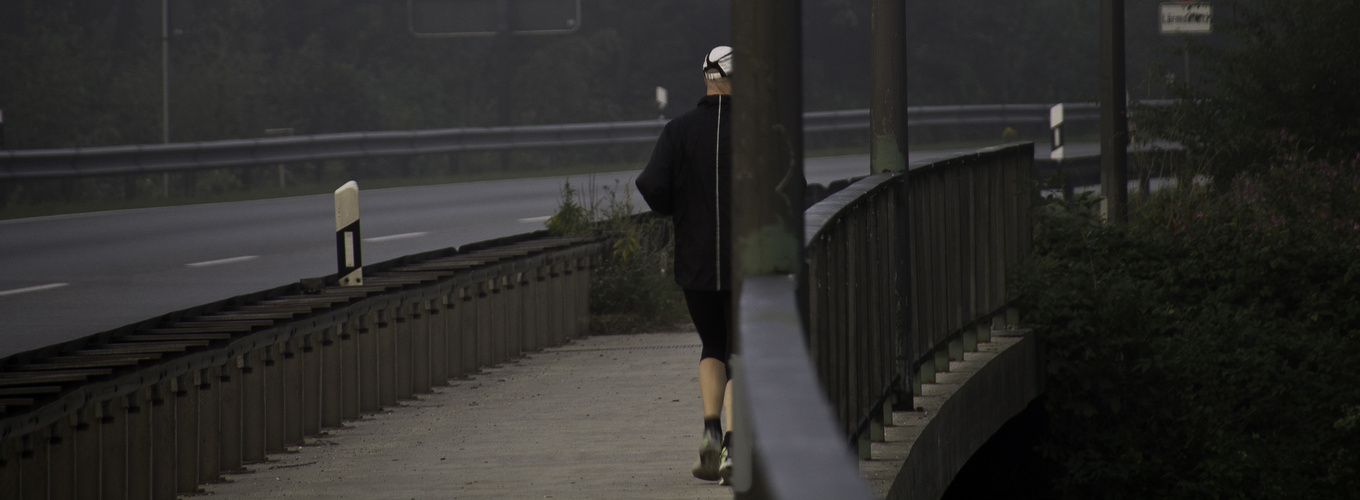 the lonely jogger