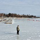 The lonely man on ice