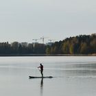 The lonely paddler