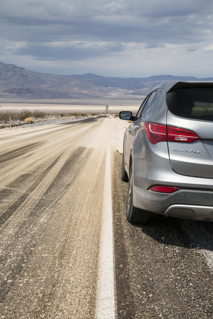 the long way out of Death Valley