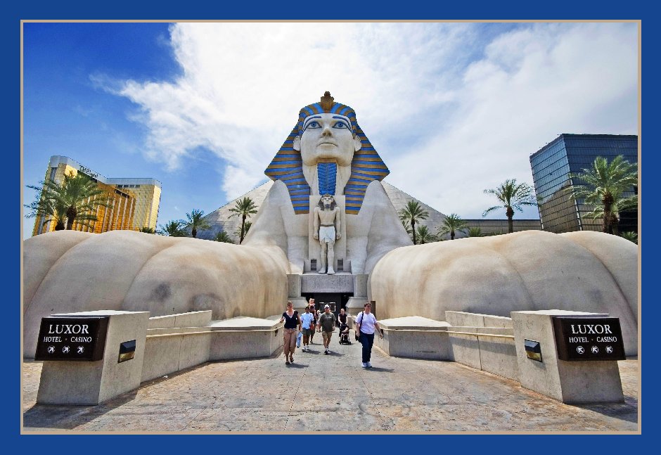 The Luxor Hotel Entrance