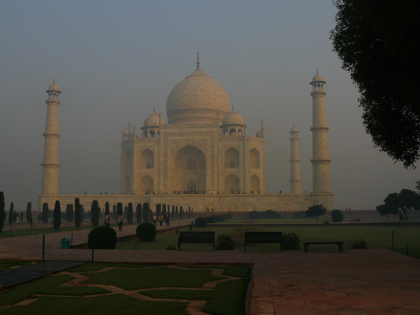 The Magic Taj Mahal on sunrise