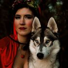 The maiden and the wolf.