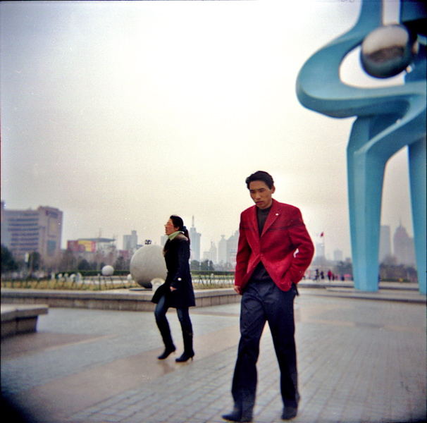 The Man on Silver Plaza . Jinan 2007