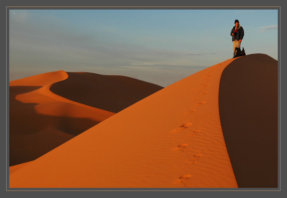 the man on the dune