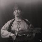 The man with the Nyckelharpa 